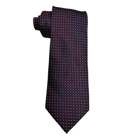 Tasso Elba Silk Neck Tie - Picture 2 of 3